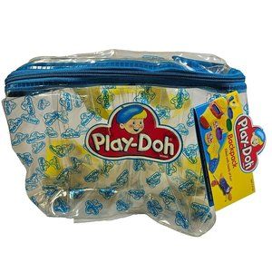 Vintage Play-Doh Clear Vinyl Backpack 2000 Hasbro